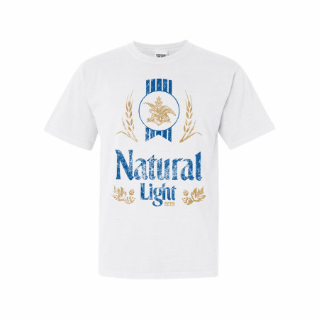 Natural Light Vintage Logo Super Distressed T-Shirt